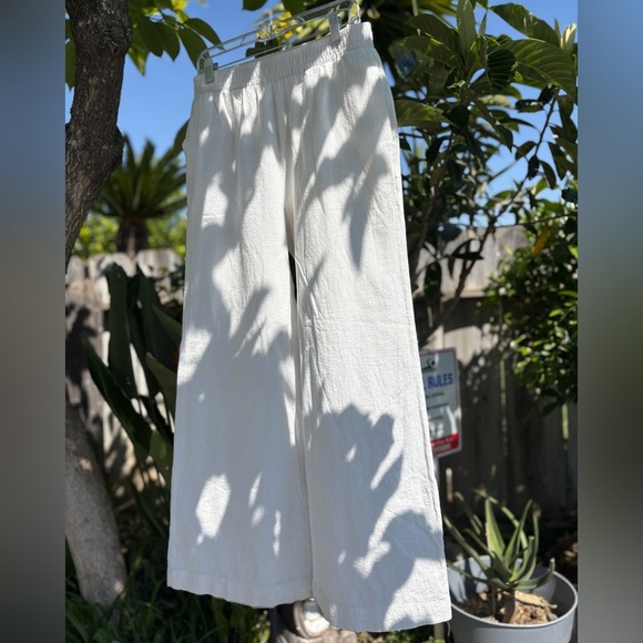 COTTON:ON White Wide-Leg Pull On Pants - Picture 3 of 9